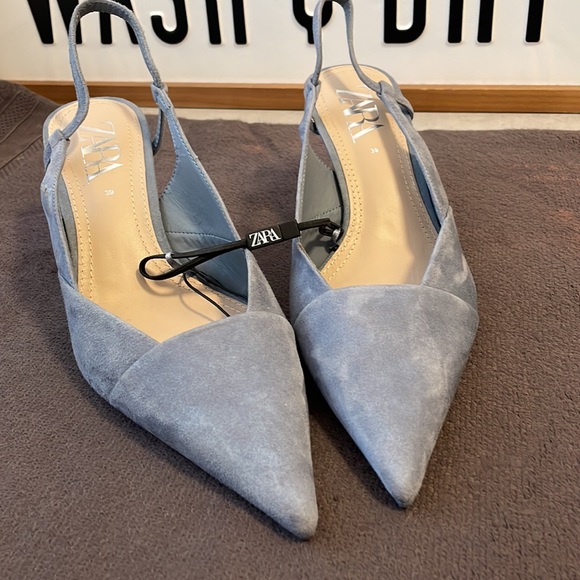 Brand new ZARA sling back heels - Picture 5 of 8